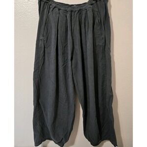 Free People Dark Gray Boho Indie Parachute Pants Size Medium